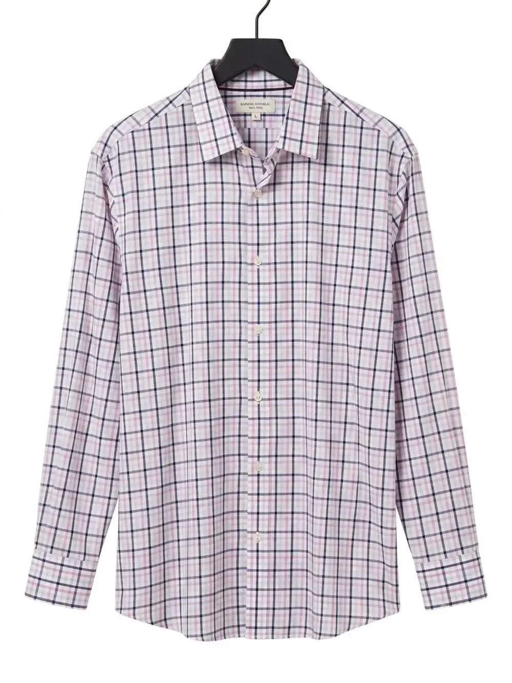 Banana Republic Men's Size Large Plaid Button Down Dress Shirt